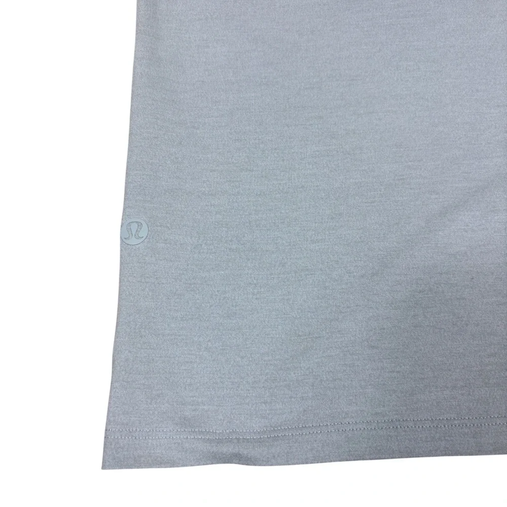 Lululemon Mens Fundamental T-Shirt Light Gray Short Sleeve Crew Neck Tee Size XL - Picture 3 of 4